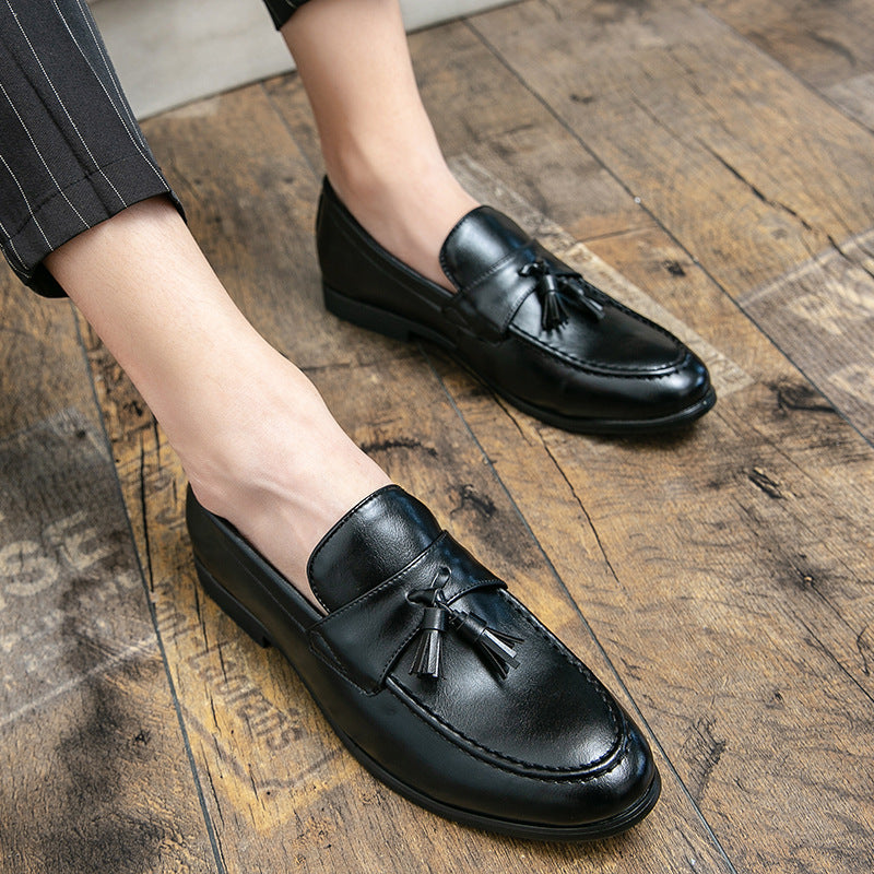 Mens Slip-On Leather Loafers