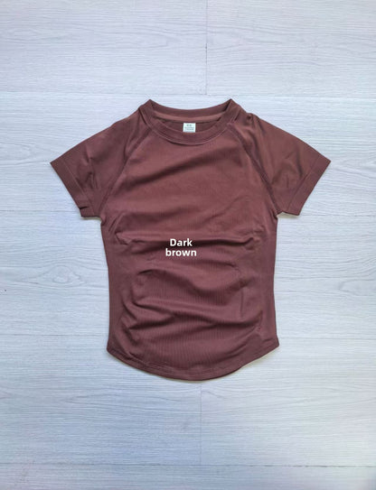 Seamless Quick-Dry Yoga T-Shirt