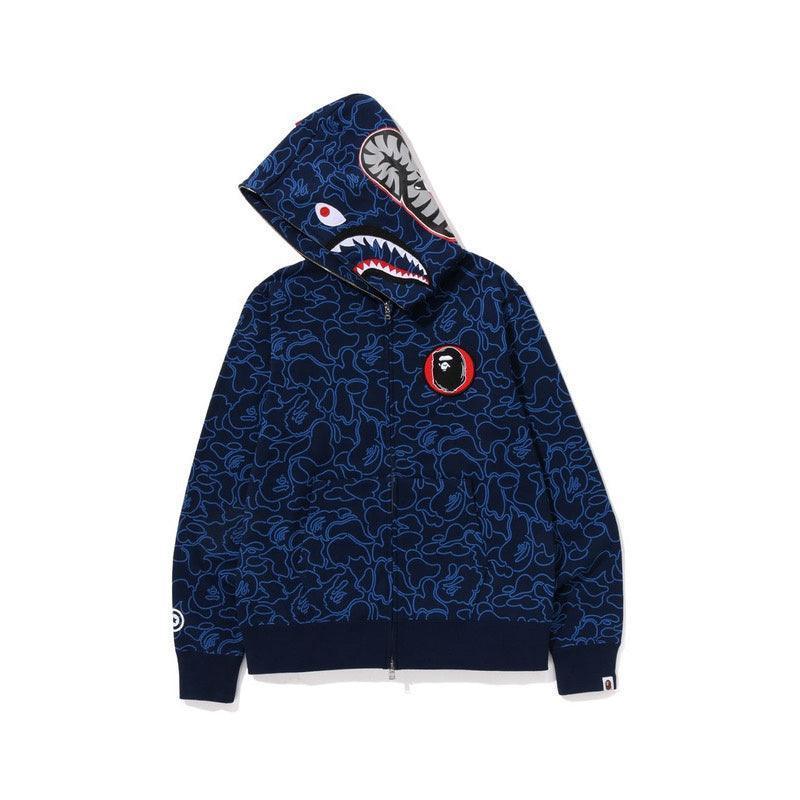 BAPE Line Camo Shark Full Zip Hoodie A Bathing Ape &