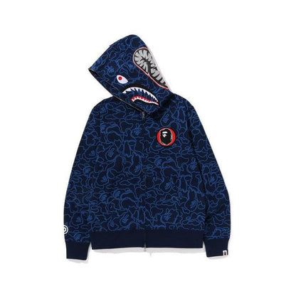 BAPE Line Camo Shark Full Zip Hoodie A Bathing Ape &