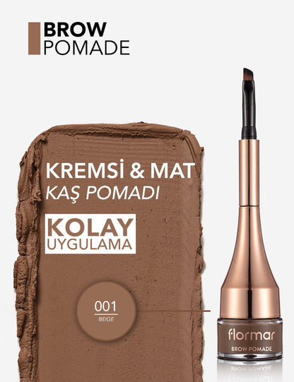 Flormar Creamy Gel Brow Pomade with Matte Finish