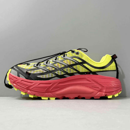 Nicole McLaughlin × Hoka Mafate Three 2 "Red/Neon Green