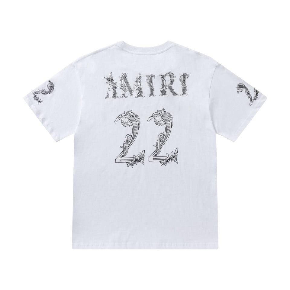 Amiri 22 White T-Shirt Without Collar