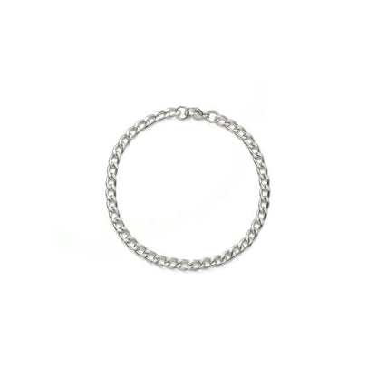 Cuban Chain Bracelet Stainless Steel Geometric Link Jewelry