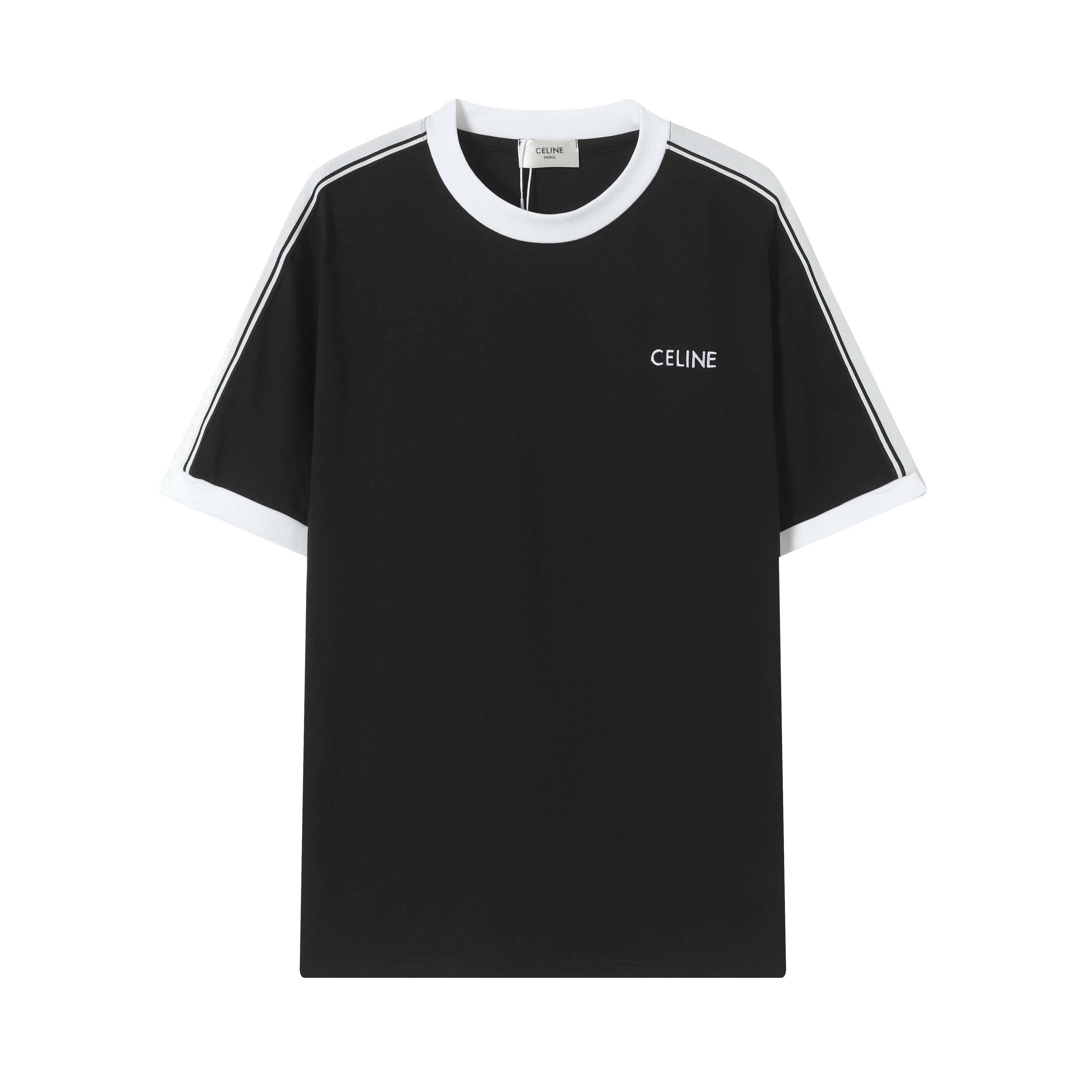 CELINE PARIS loose t-shirt in cotton jersey