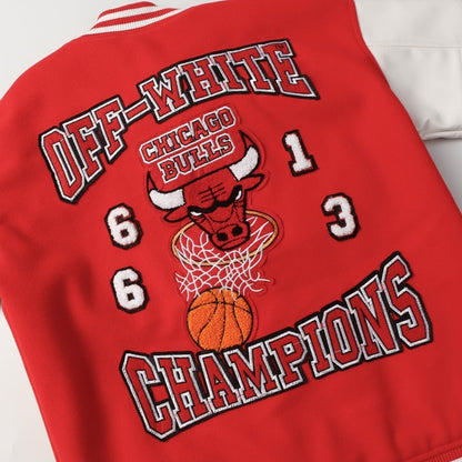 Off-White Off-White™ c/o Chicago Bulls Red Varsity
