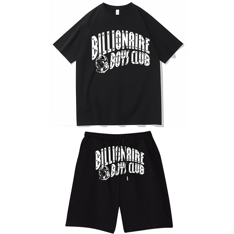 Fashionable street casual sporty short-sleeved suits