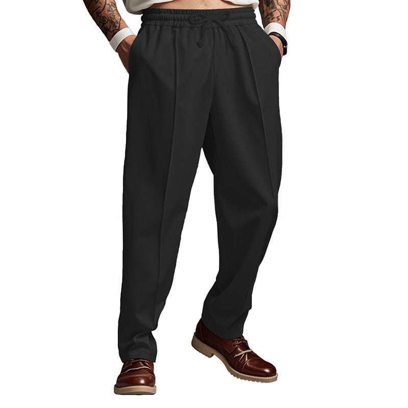 Mens Casual Straight Leg Pants