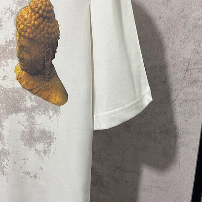 Balenciaga Cream T-Shirt Without Collar