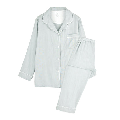 Double Layer Gauze Cotton Pajama Set