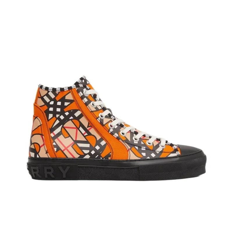 Burberry High Top Stylish Skateboarding Shoes &