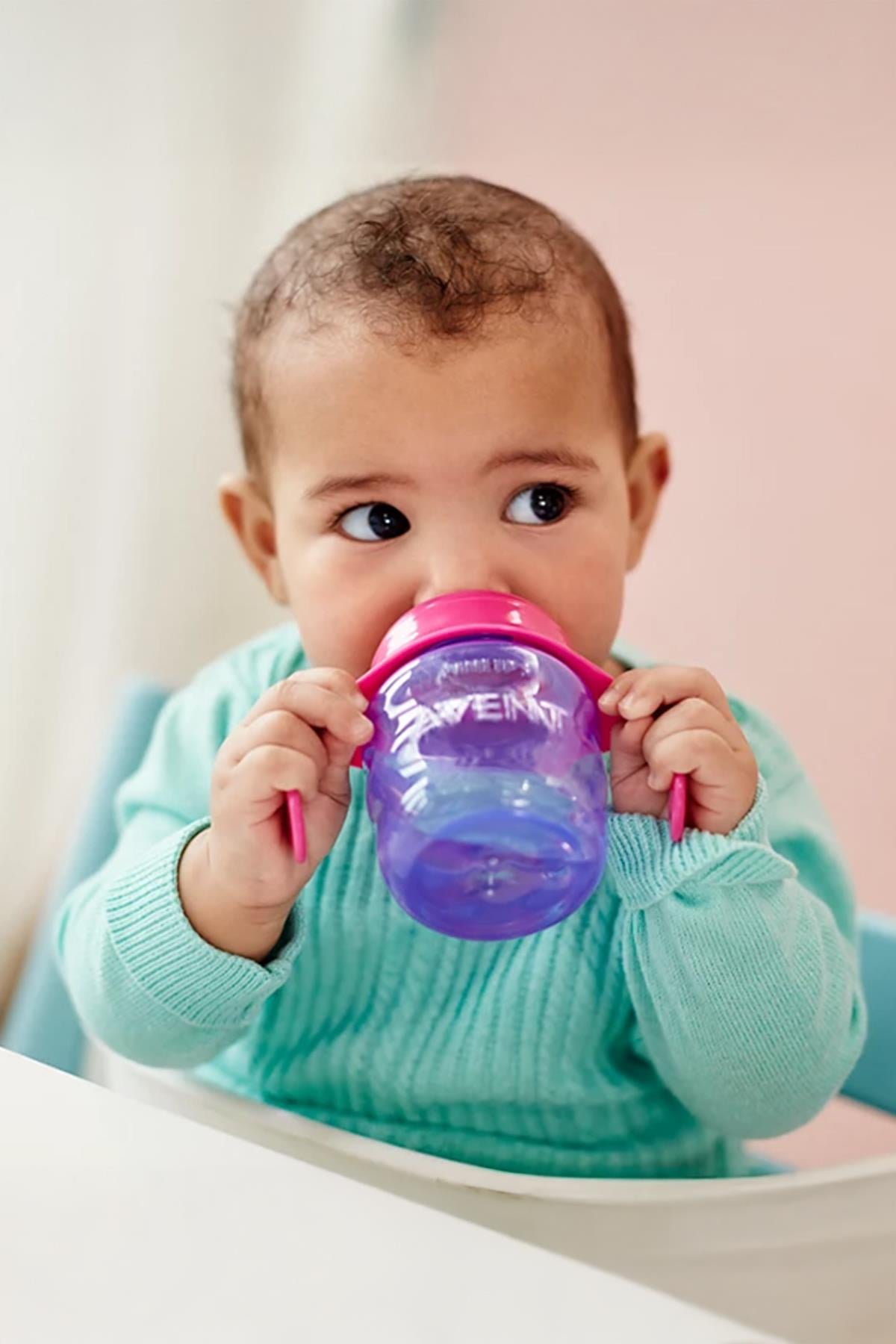 Philips Avent Trainer Sippy Cup Leak-Resistant Purple 200 ml