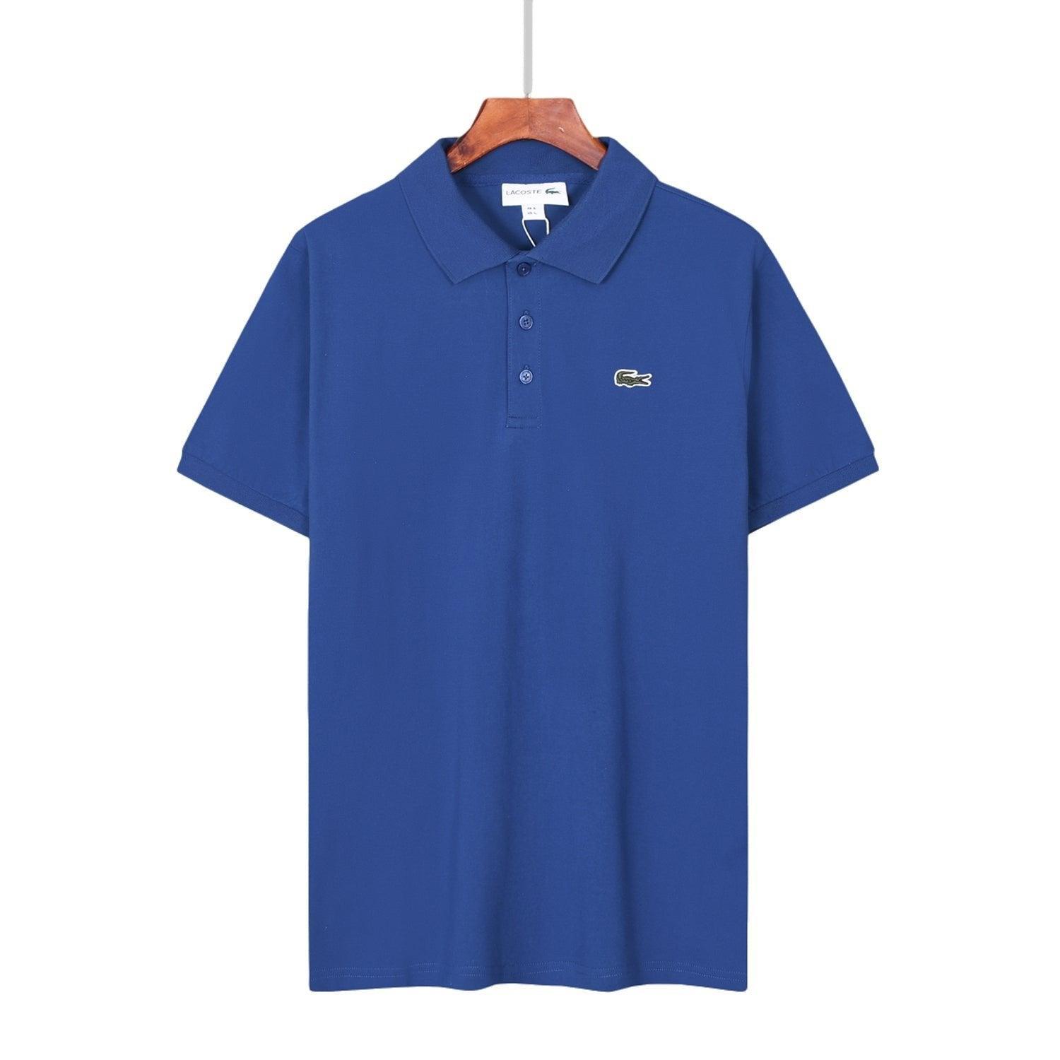 Lacoste Blue T-Shirt with Collar
