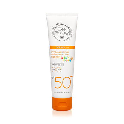 Bee Beauty Hypoallergenic Sunscreen Lotion for Children &amp; Babies - SPF 50+, 3.38 fl oz