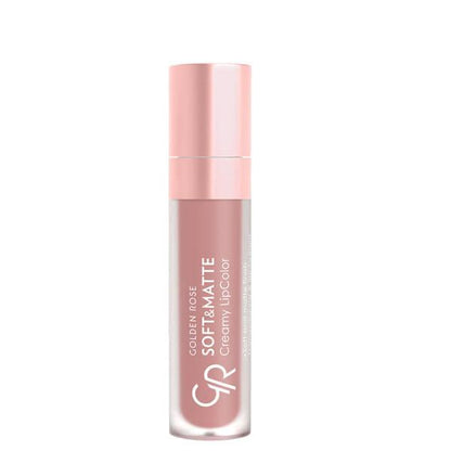 Golden Rose Creamy Lip Color - Soft Matte Finish, Long-Lasting &amp; Moisturizing Lip Product