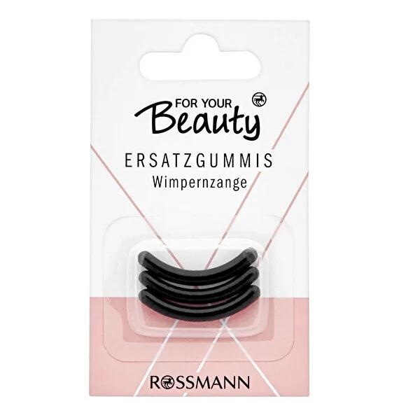 For Your Beauty Eyelash Curler Replacement Rubber - Soft &amp; Gentle, Easy to Mount, 3 Pack