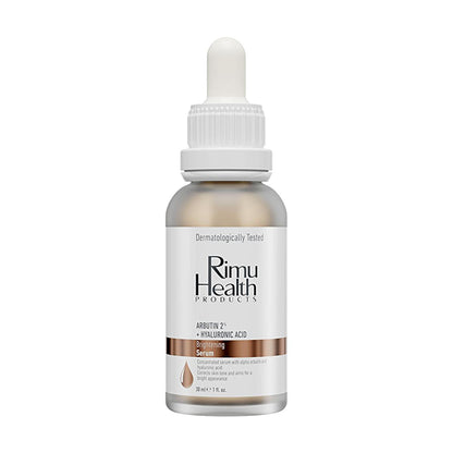 Rimu Health: Arbutin 2% Hyaluronic Acid Face Serum - Dark Spot Corrector, Skin Tone Evening &amp; Brightening Serum for Hyperpigmentation - 30ml