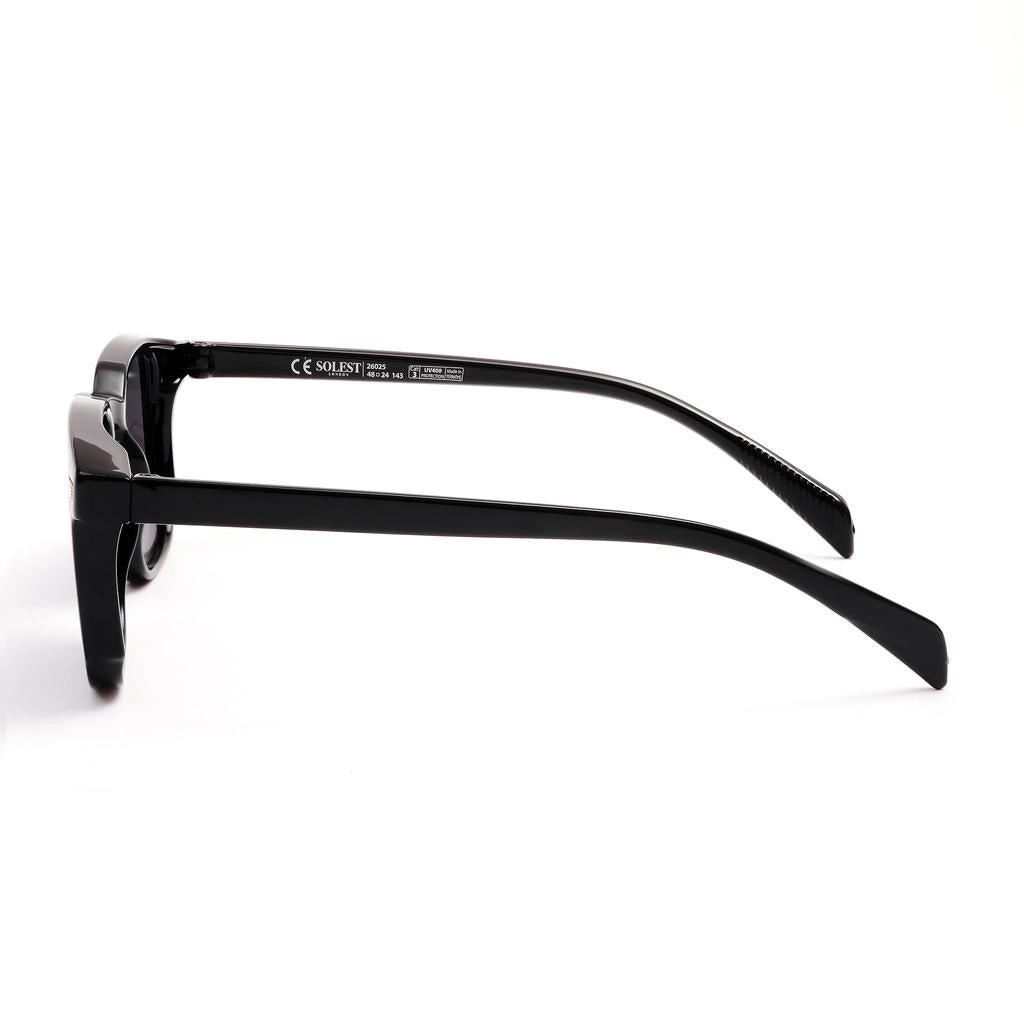 Solest London Unisex Black Sunglasses 26025