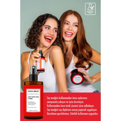 Maruderm Hair Loss Treatment Tonic - Biotin &amp; Caffeine | 200 ml
