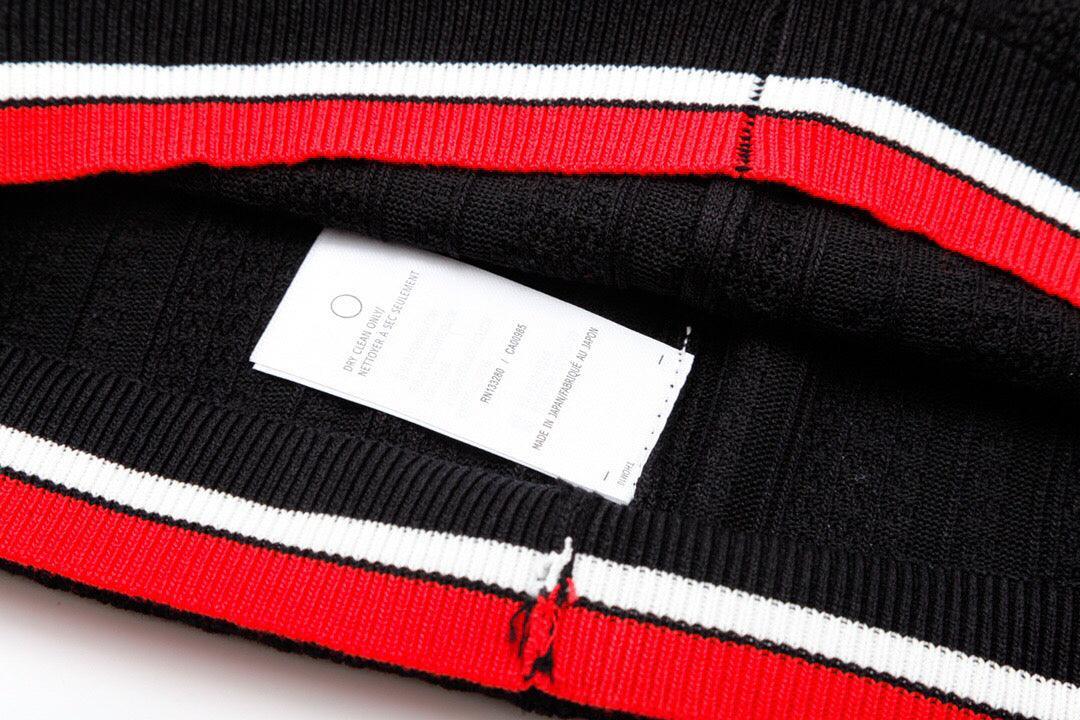 Thom Browne Black T-Shirt with Collar