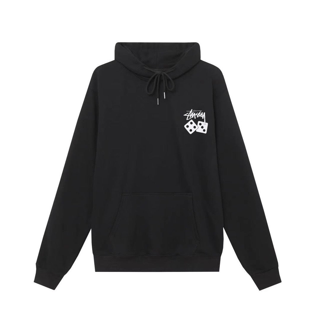 Stussy Dice Hoodie Size Small Black