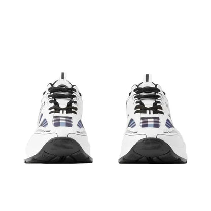 Burberry Low Top Sports Casual Shoes White Blue