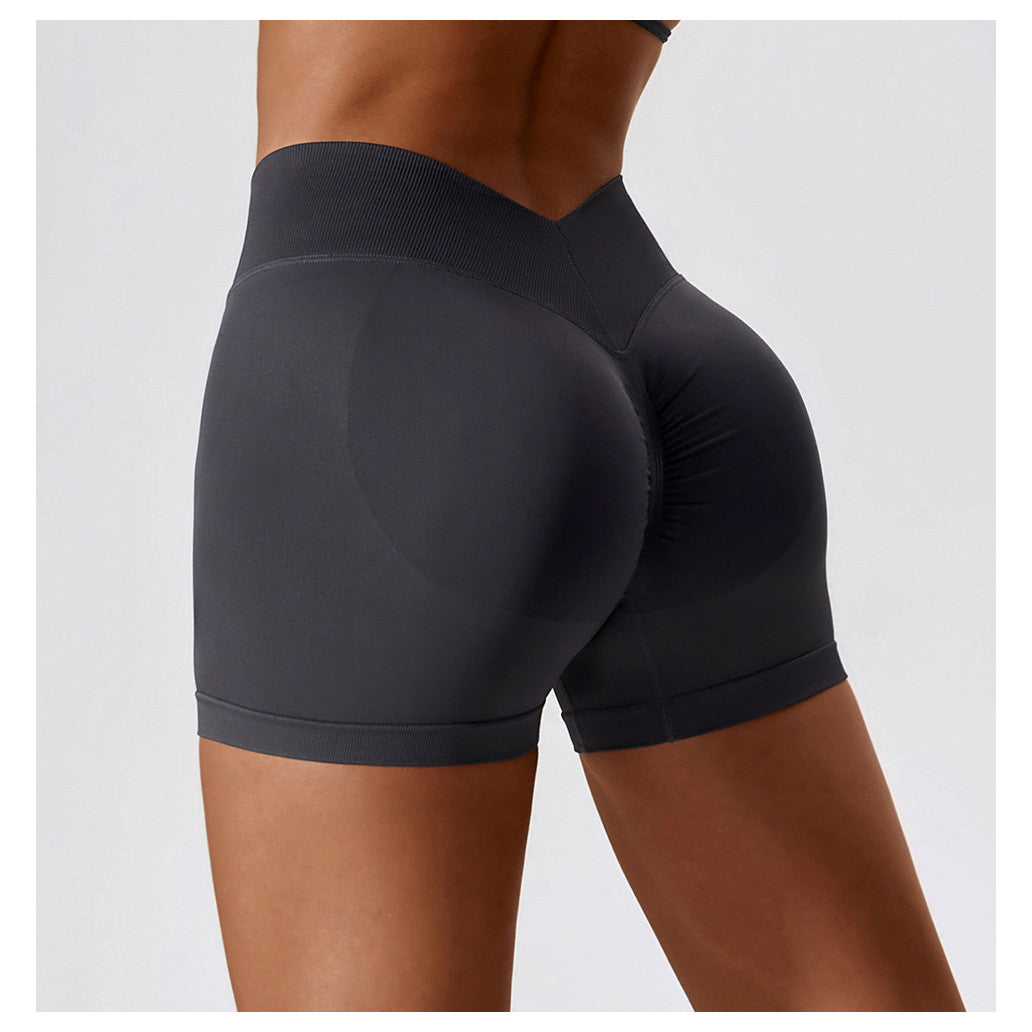 Seamless High-Waisted Yoga Shorts for Women