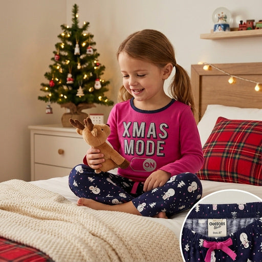 Oshkosh 2-Piece Xmas Mode PJs, Size 3T