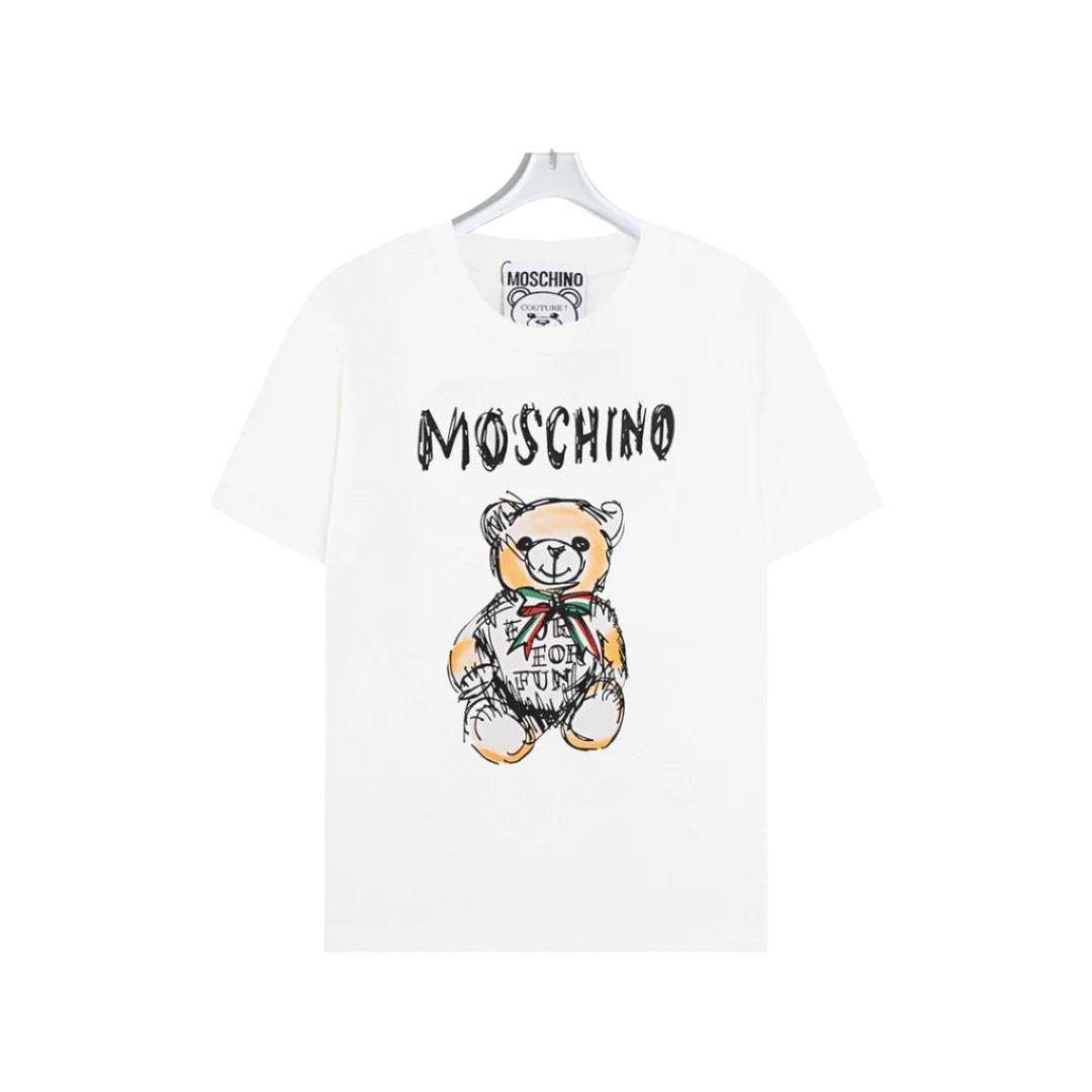 Moschino Teddy Bear T-Shirt Without Collar &