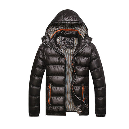 Winter Thickened Down Jacket with Removable Collar