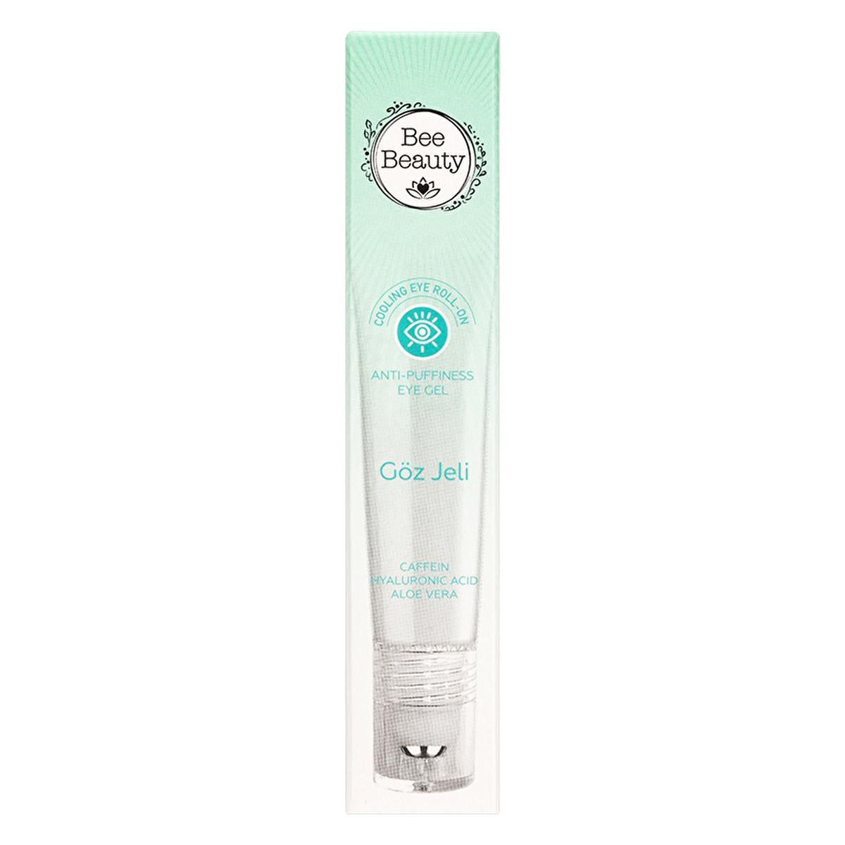 Bee Beauty Cooling Roll-On Eye Gel 15 ml - Under-Eye Gel for Reduced Puffiness &amp; Hydration