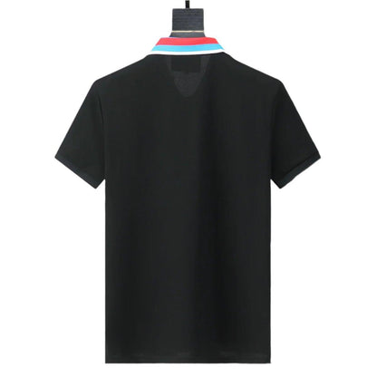 Gucci Black T-shirt with a collar