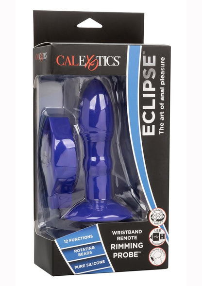 Eclipse Wristband Remote Rimming Probe Silicone Anal Vibrator