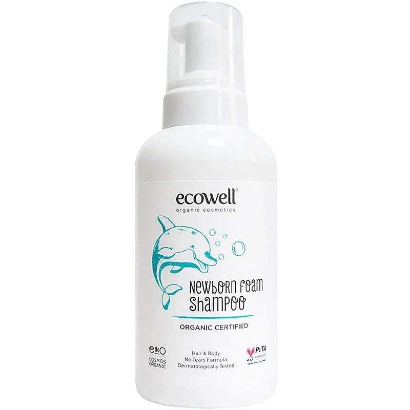 Ecowell Newborn Foam Shampoo with Aloe Vera 500ml