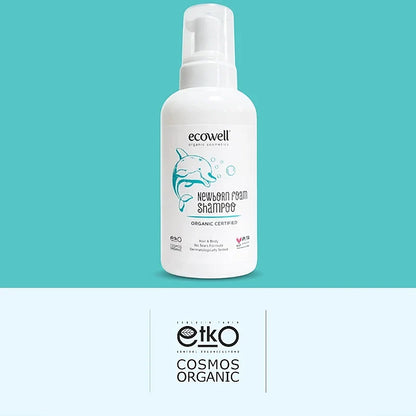Ecowell Newborn Foam Shampoo with Aloe Vera 500ml
