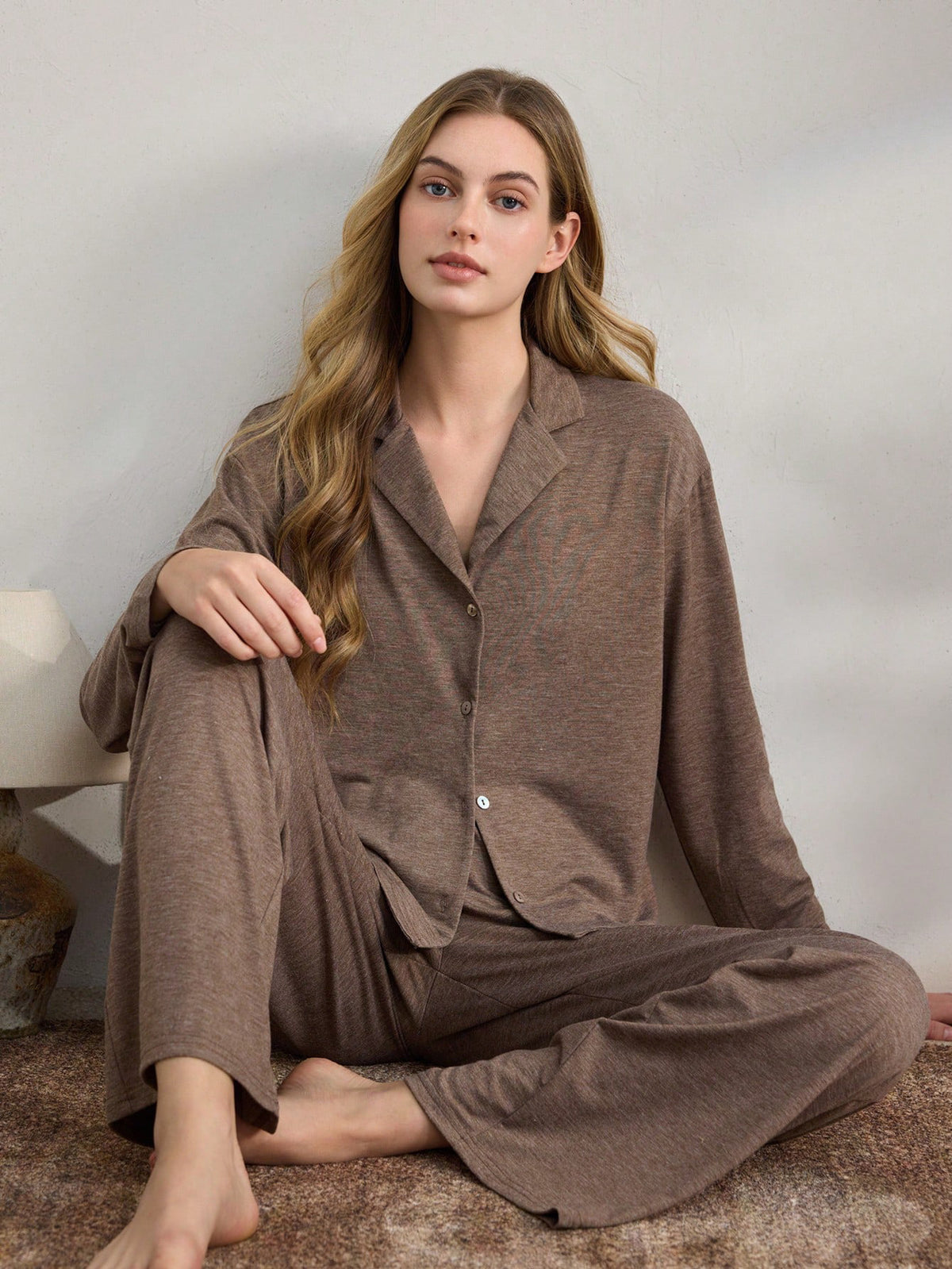 Womens Long Sleeve Pajama Set