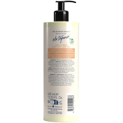 Eda Taspinar Vanilla Crunch Body Milk Sweet Moisturizer 400ml
