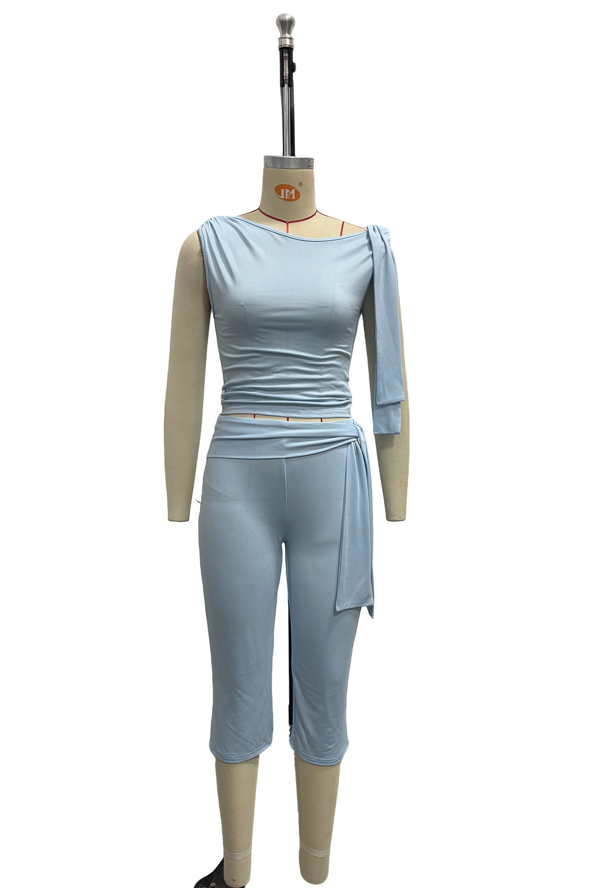 Womens Sleeveless Laced Shorts Set