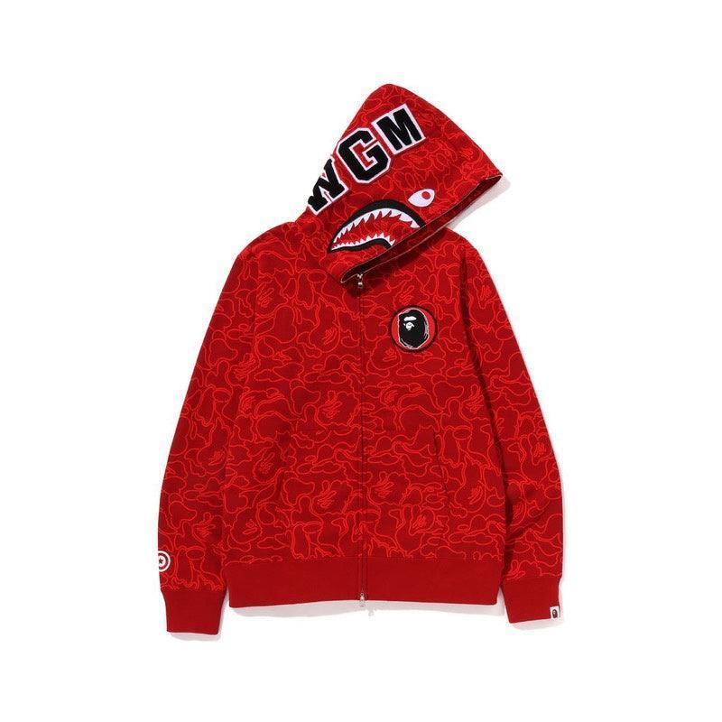 BAPE Line Camo Shark Full Zip Hoodie A Bathing Ape &