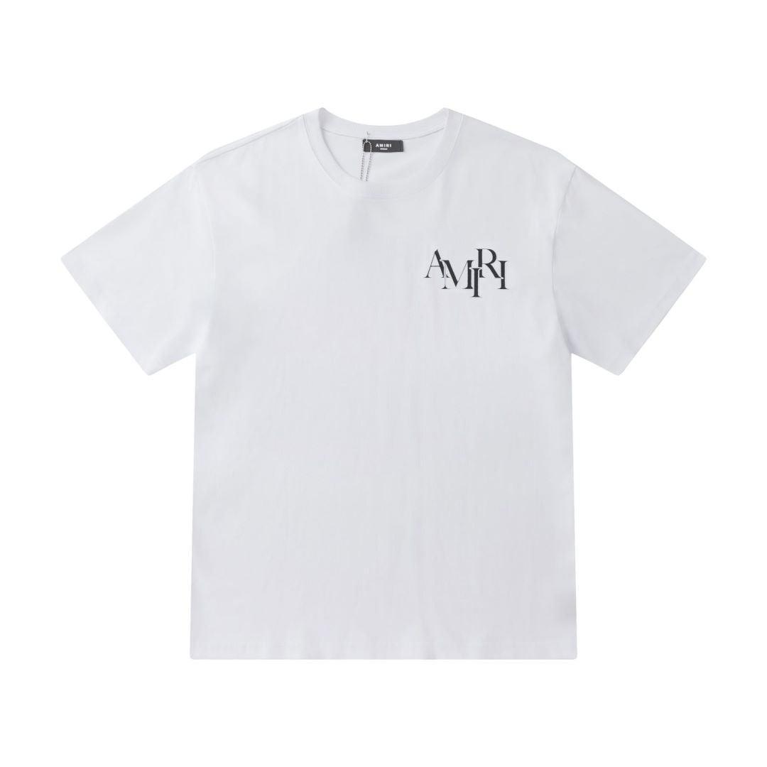 Amiri White T-Shirt Without Collar