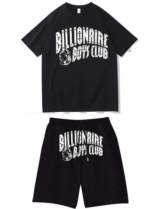 Fashionable street casual sporty short-sleeved suits