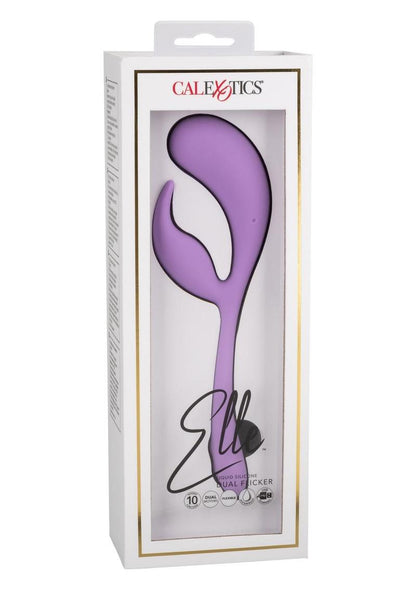 Elle Liquid Silicone Dual Flicker Vibrator