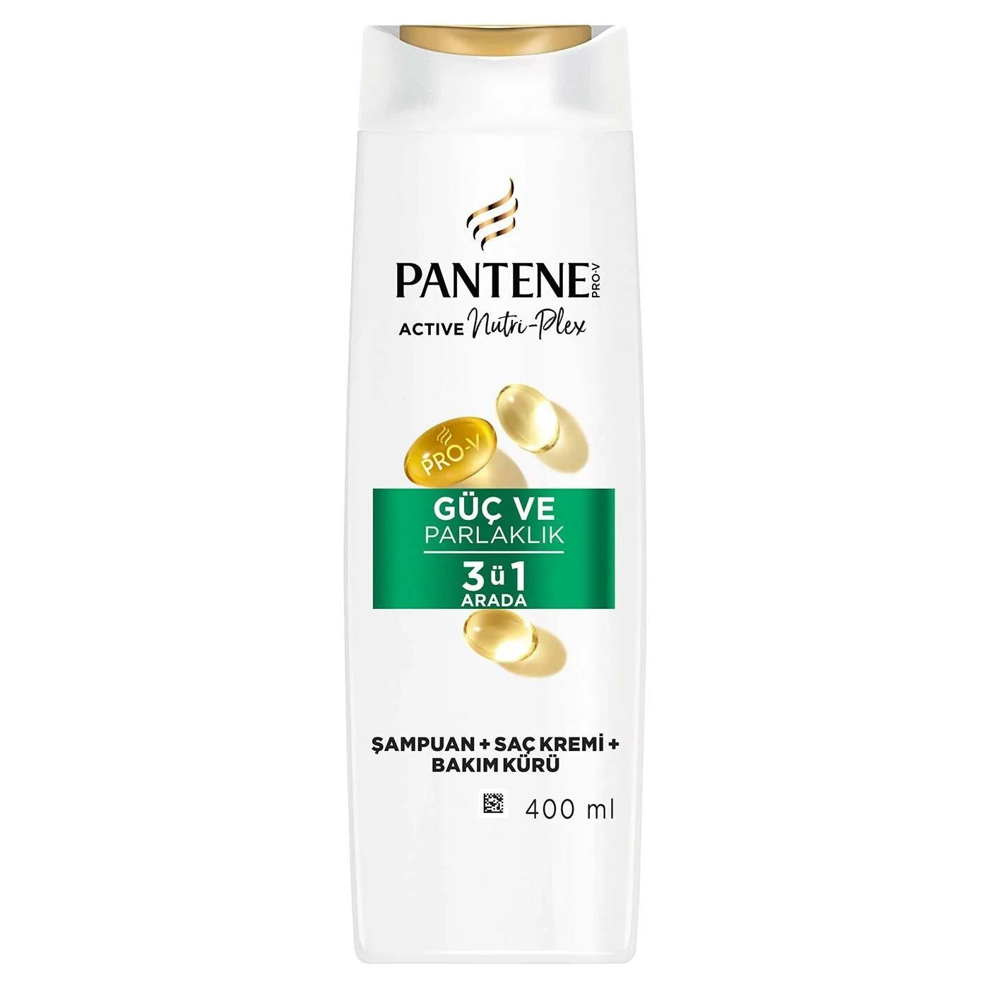 Pantene Pro-V 3-in-1 Strength &amp; Shine Shampoo 400 ml