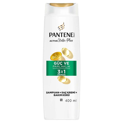 Pantene Pro-V 3-in-1 Strength &amp; Shine Shampoo 400 ml