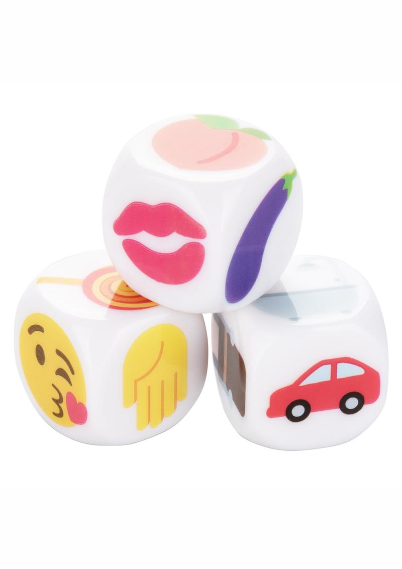 CalExotics Emojigasm Dice Couples Bedroom Game