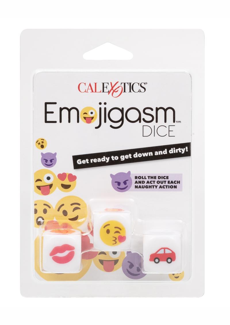 CalExotics Emojigasm Dice Couples Bedroom Game