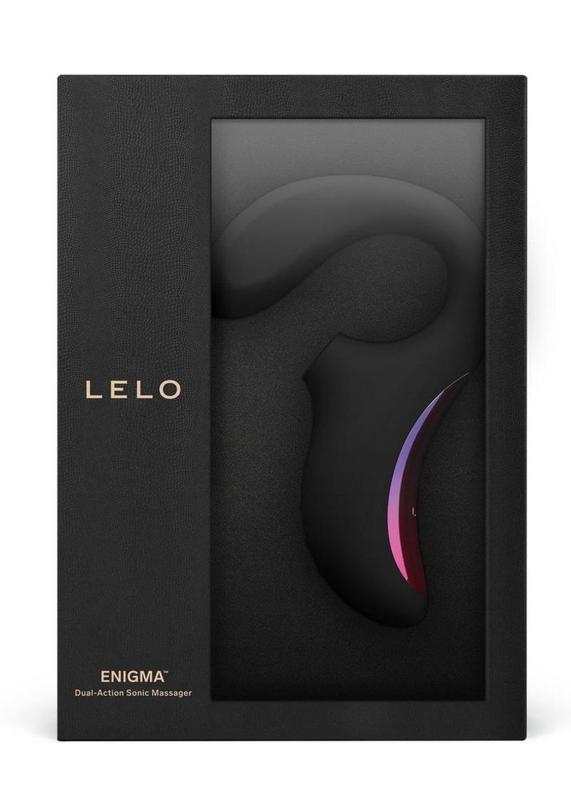LELO ENIGMA Dual Action Sonic Massager Midnight Black