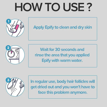 Epify Hair Removal Cream 250 ml (Pack of 3)