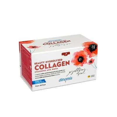 Dinamis Beauty Collagen Complex - Pineapple Flavored Collagen Supplement for Skin Health &amp; Hydration