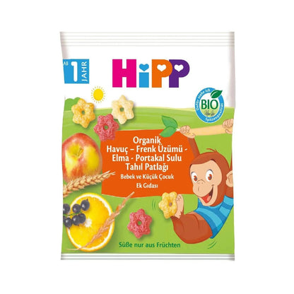 Hipp Organic Fruit Cereal Puffs with Apple &amp; Orange 30g